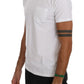 Daniele Alessandrini Elegant White Crew-Neck Cotton T-Shirt