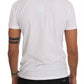 Daniele Alessandrini Elegant White Crew-Neck Cotton T-Shirt