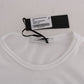 Daniele Alessandrini Elegant White Crew-Neck Cotton T-Shirt