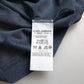 Dolce & Gabbana Dark Blue Silk Round Neck Pullover Sweater