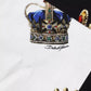 Dolce & Gabbana Multicolor Crown Print Patchwork Sweatshirt Sweater