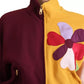 Dolce & Gabbana Multicolor Floral Viscose Full Zip Sweater