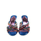 Christian Louboutin Multitaski 70 Multicolour Leather Kitten Heel Sandals