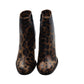 Christian Louboutin Adoxa 70 Brown Leopard Print High Heel Boot