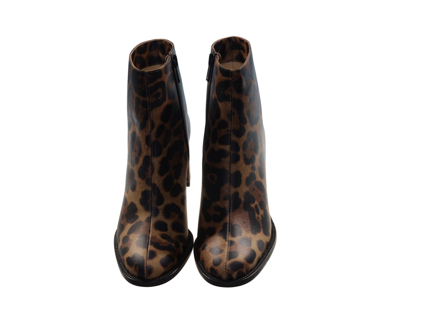 Christian Louboutin Adoxa 70 Brown Leopard Print High Heel Boot