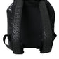 Dolce & Gabbana Black Neoprene Nylon DG Logo School Backpack Bag