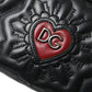 Dolce & Gabbana Black Leather Marsupio Quilting Love Belt Fanny Pack Bag