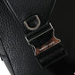 Dolce & Gabbana Black Calfskin Leather Logo Palermo Crossbody Bag