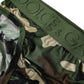 Dolce & Gabbana Green Camouflage Logo Cotton Mid Slip Underwear