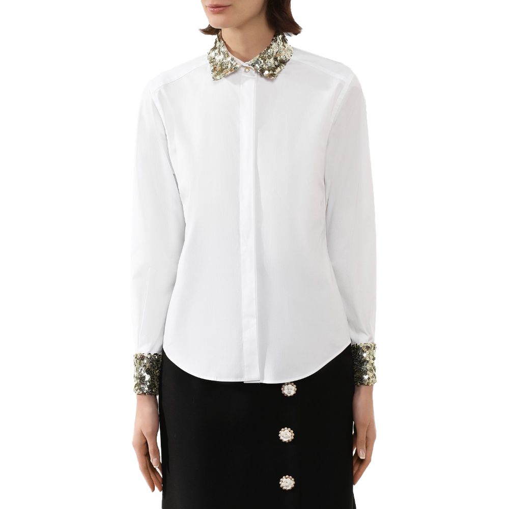 Dolce & Gabbana White Cotton Shirt