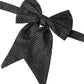 Dolce & Gabbana Black Ribbon Silk Adjustable Neck Bow Tie