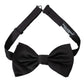 Dolce & Gabbana Black Silk Adjustable Neck Men Bow Tie