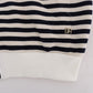 Daniele Alessandrini Elegant Full Zip Hooded Striped Sweater