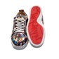 Christian Louboutin Rantulow Orlato Flat Crepe Satin Multicolour Limited Edition Dr Bored Print Sneakers