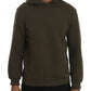 Daniele Alessandrini Elegant Green Cotton Hooded Sweater