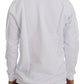 Daniele Alessandrini Elegant White Crewneck Cotton Sweater