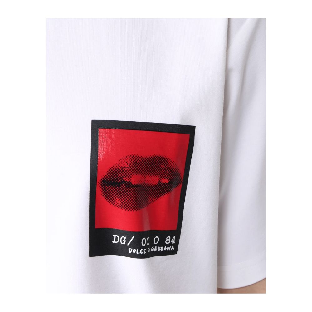 Dolce & Gabbana White Cotton T-Shirt