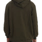 Daniele Alessandrini Elegant Green Full Zip Hooded Sweater