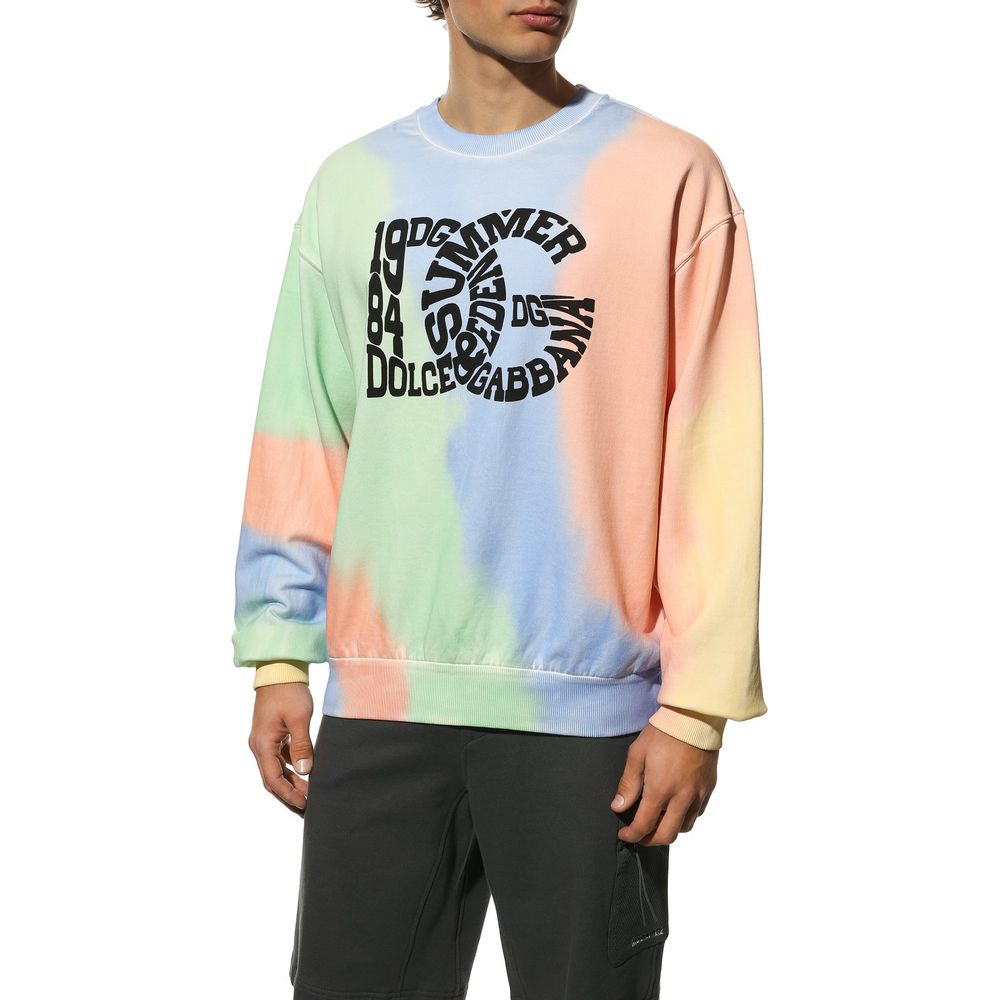 Dolce & Gabbana Multicolor Cotton Sweater