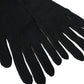 Dolce & Gabbana Black Cashmere Knitted Elbow Length Gloves