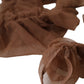 Dolce & Gabbana Brown Nylon Finger Less Elbow Long Arms Gloves