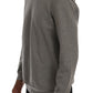 Daniele Alessandrini Sophisticated Gray Cotton Hooded Sweater