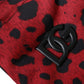 Dolce & Gabbana Red Leopard Logo Wrist Length Gloves