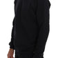 Daniele Alessandrini Chic Dark Blue Crewneck Cotton Sweater