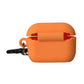 Dolce & Gabbana Orange Silicone Embossed Logo Airpods Case