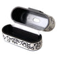 Dolce & Gabbana Black White Leather Scribble Embossed Logo Airpods Case