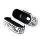 Dolce & Gabbana Black White Leather Scribble Embossed Logo Airpods Case