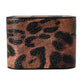 Dolce & Gabbana Brown Leopard Calf Leather Logo Plaque Airpods Case