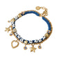 Dolce & Gabbana Gold Tone Brass Chain Iam The Star Bracelet