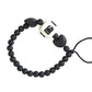 Dolce & Gabbana Black White Beaded DG Charm Fashion Bracelet