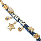 Dolce & Gabbana Gold Tone Brass Chain Star Fashion Bracelet