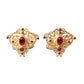 Dolce & Gabbana Gold Tone 925 Sterling Silver Crystal Cufflink