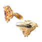 Dolce & Gabbana Gold Tone 925 Sterling Silver Crystal Cufflink