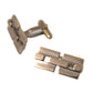 Dolce & Gabbana Gold Plated Brass Square Pin Men Cufflinks