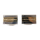 Dolce & Gabbana Silver Gold Plated Brass DG Logo Pin Cufflinks