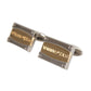 Dolce & Gabbana Silver Gold Plated Brass DG Logo Pin Cufflinks