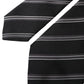 Dolce & Gabbana Black White Stripes Silk Adjustable Tie