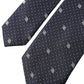 Dolce & Gabbana Blue DG Logo 100% Silk Adjustable Tie