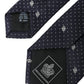 Dolce & Gabbana Blue DG Logo 100% Silk Adjustable Tie