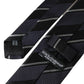 Dolce & Gabbana Black White Stripes Silk Adjustable Tie