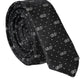 Dolce & Gabbana Black DG Logo 100% Silk Adjustable Tie