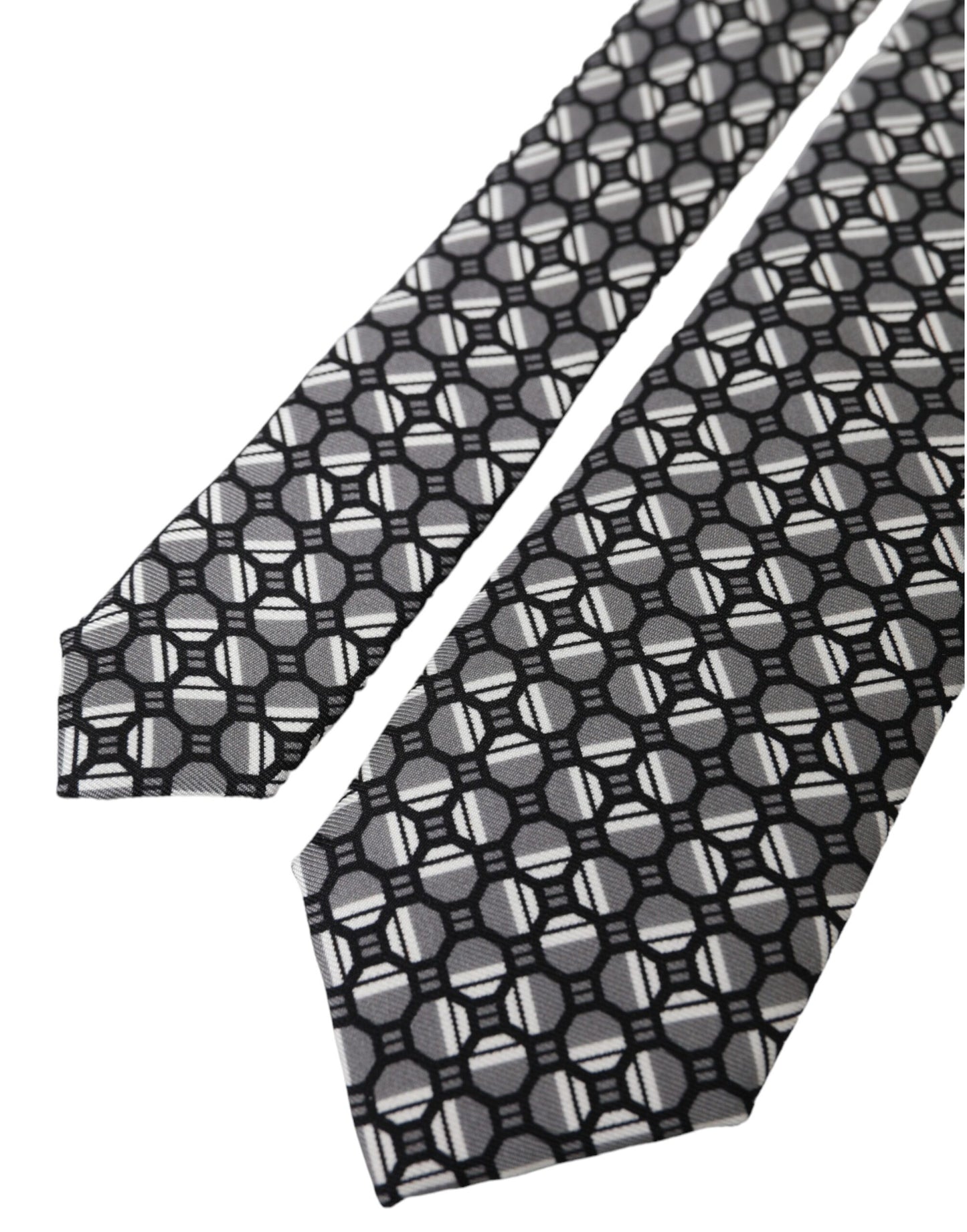 Dolce & Gabbana Multicolor Patterned 100% Silk Adjustable Tie