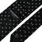 Dolce & Gabbana Black Logo Cotton Blend Adjustable Tie