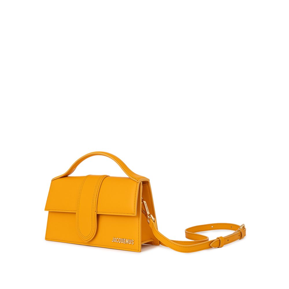 Jacquemus Orange Leather Handbag