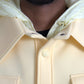 Dolce & Gabbana Yellow Hooded Collared Button Zipper Jacket