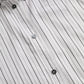 Dolce & Gabbana Black White Striped Formal Dress GOLD Shirt